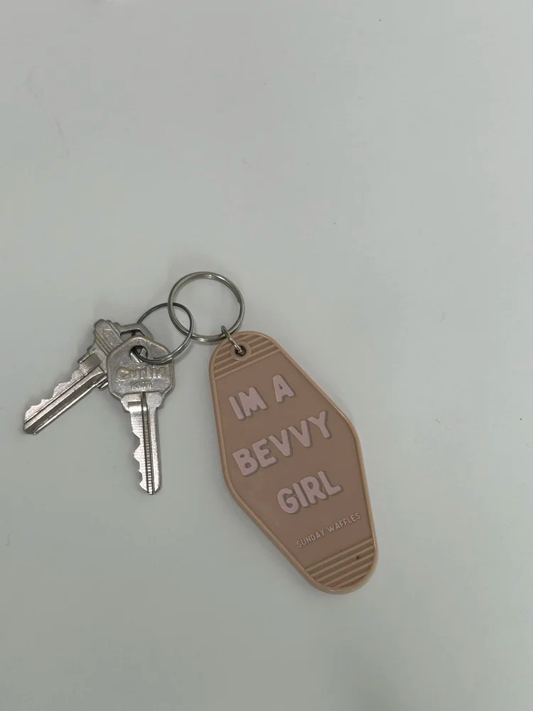 Bevvy Girl Keychain