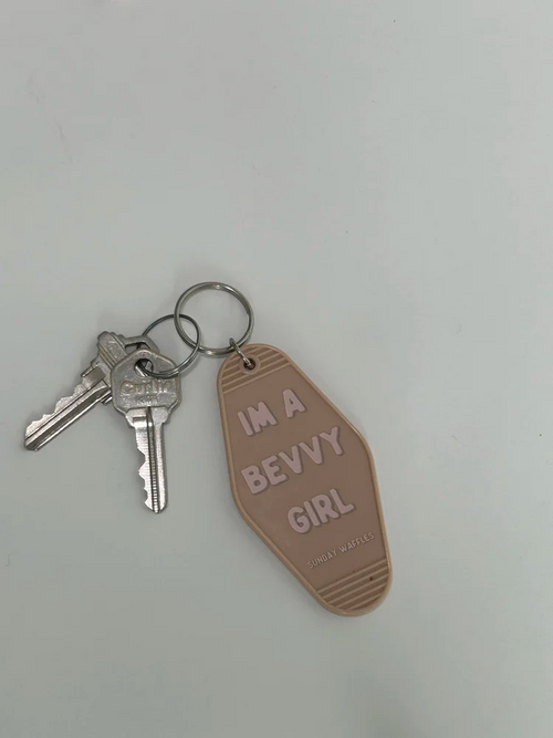 Bevvy Girl Keychain